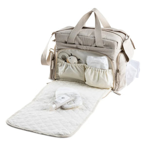 Sebra - On-the-Go Diaper Bag | Beige