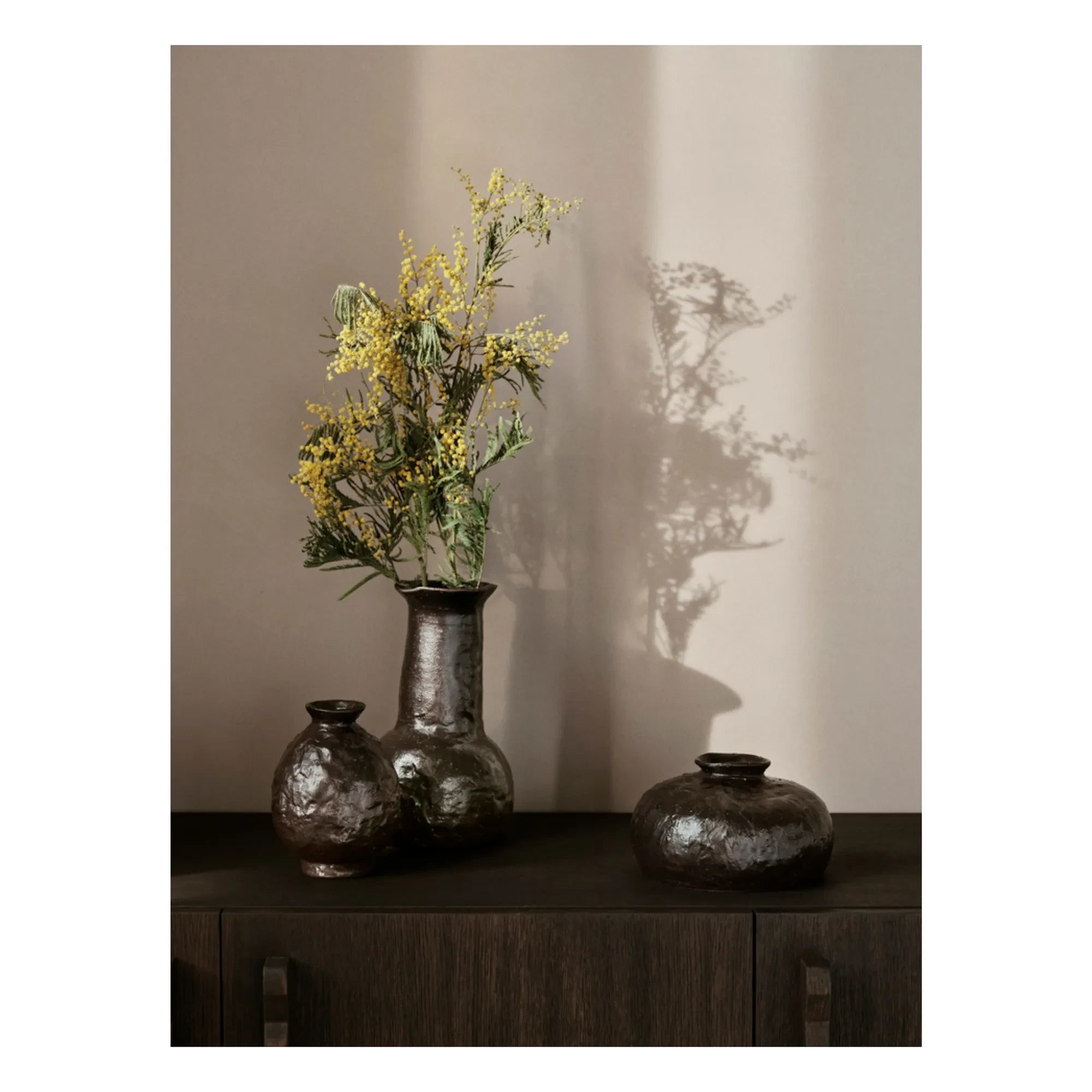 Ferm Living - Doro Terracotta Vase | Brown