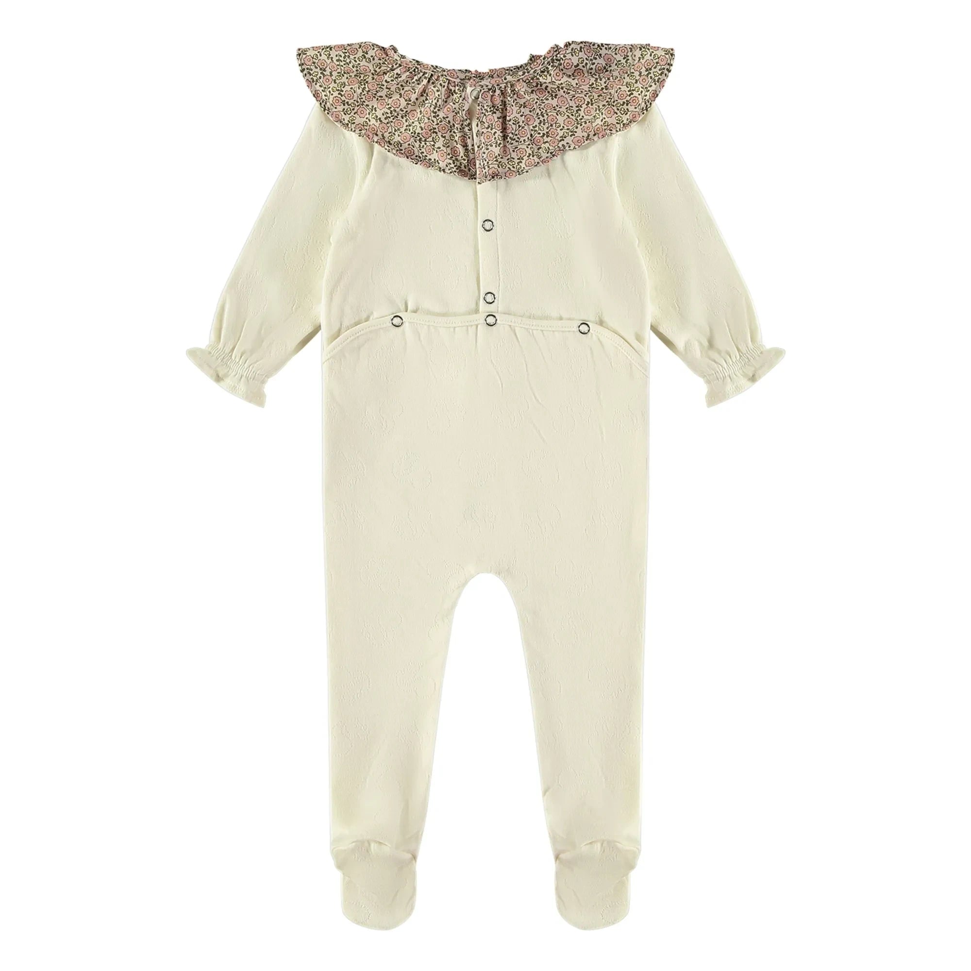 Risu Risu - Caline Pyjama aus Bio-Baumwolle | Ecru