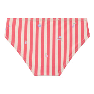 Wheat - Alma Striped Recycled Fibre Swimsuit | Red