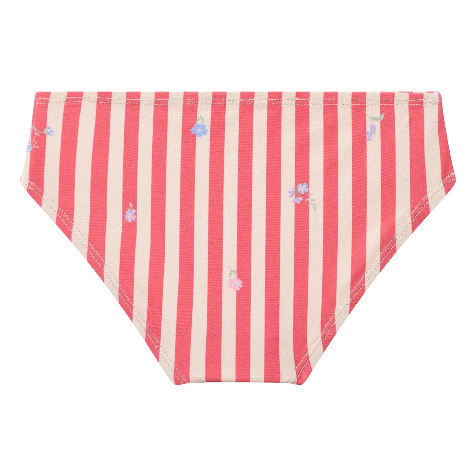 Wheat - Alma Striped Recycled Fibre Swimsuit | Red