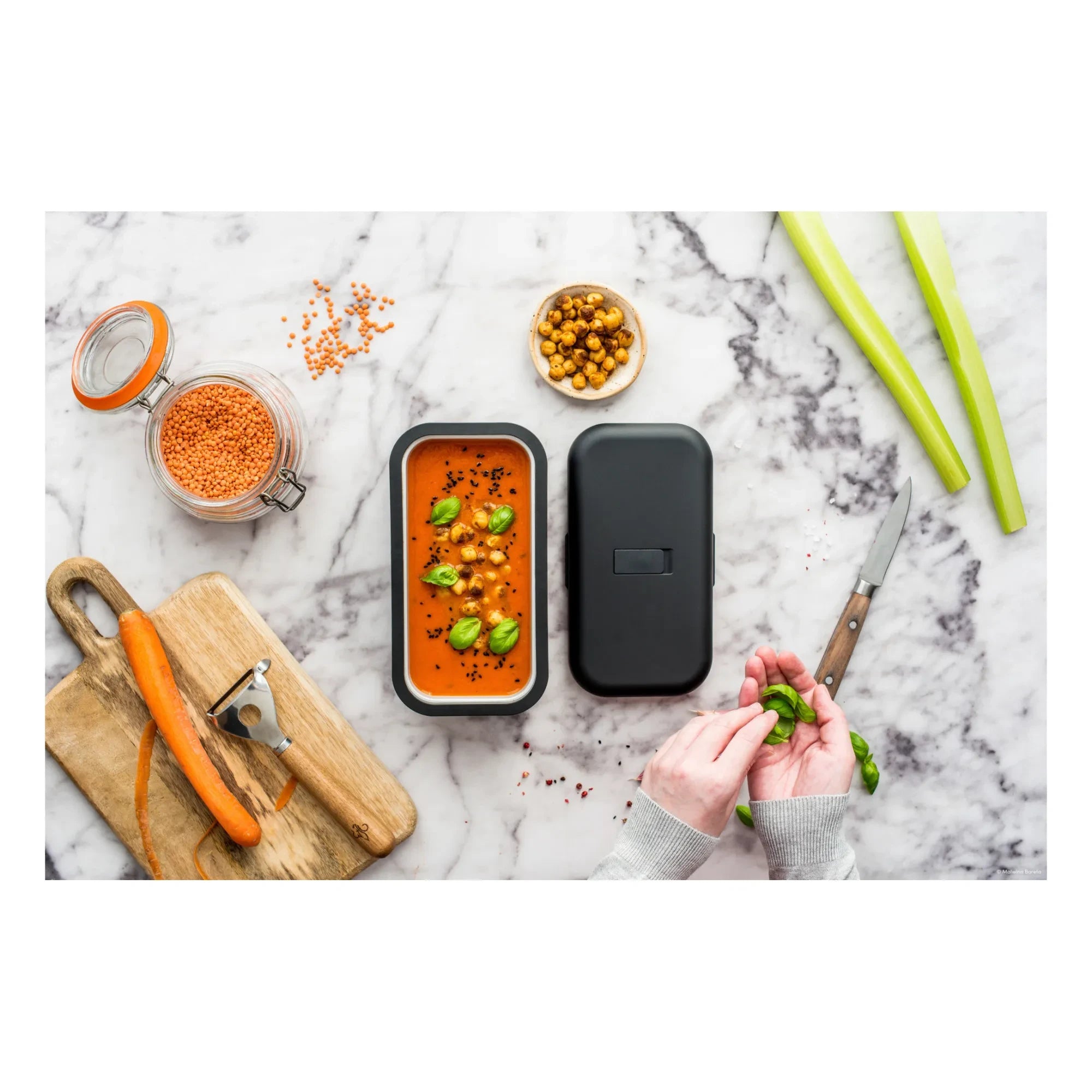 Monbento - Isıtmalı Bento MB Isıtıcı | Siyah