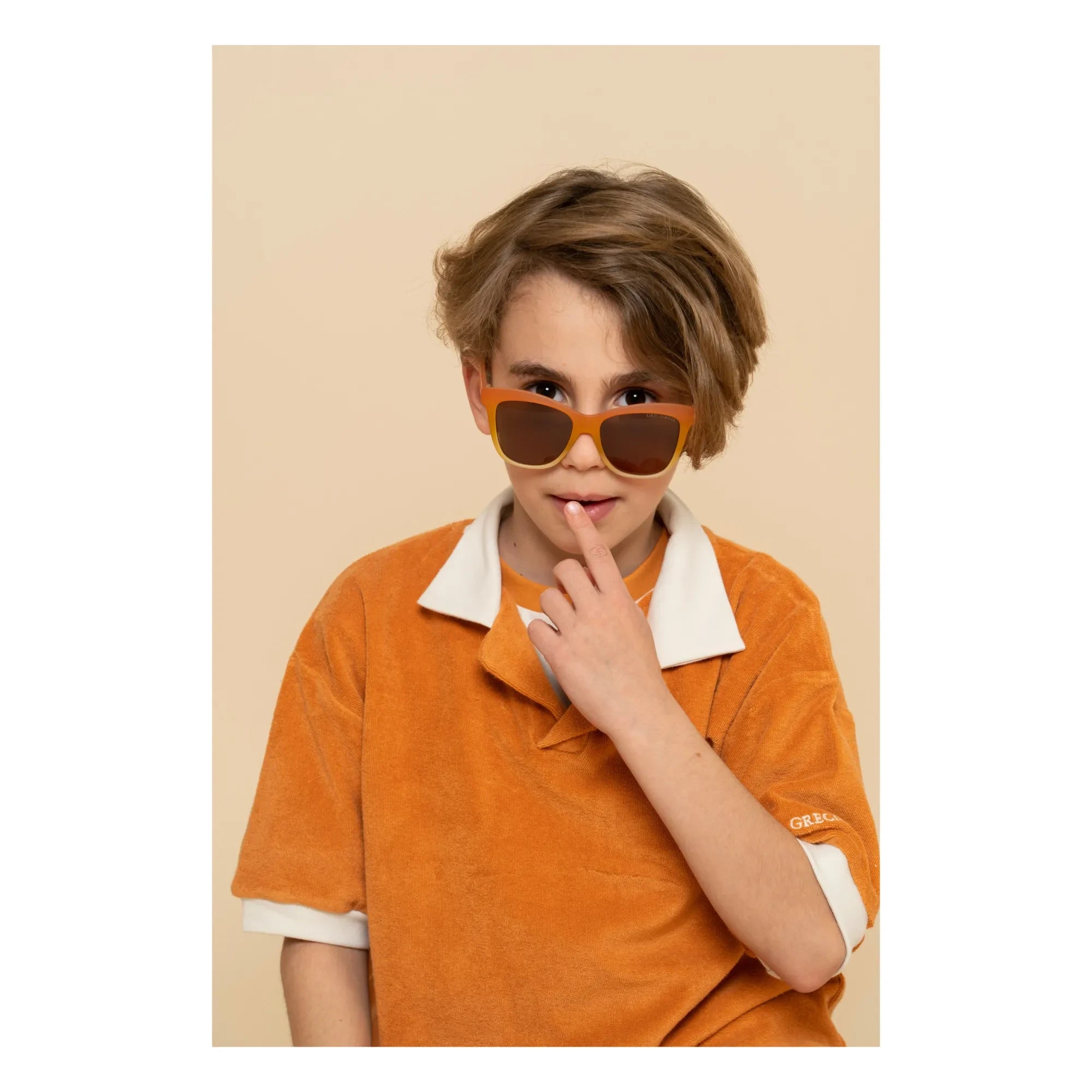 Grech & Co - Wayfarer Ombre Güneş Gözlüğü | Turuncu
