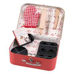 Moulin Roty - Cake Set - 11 Accessories | Red