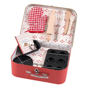 Moulin Roty - Cake Set - 11 Accessories | Red