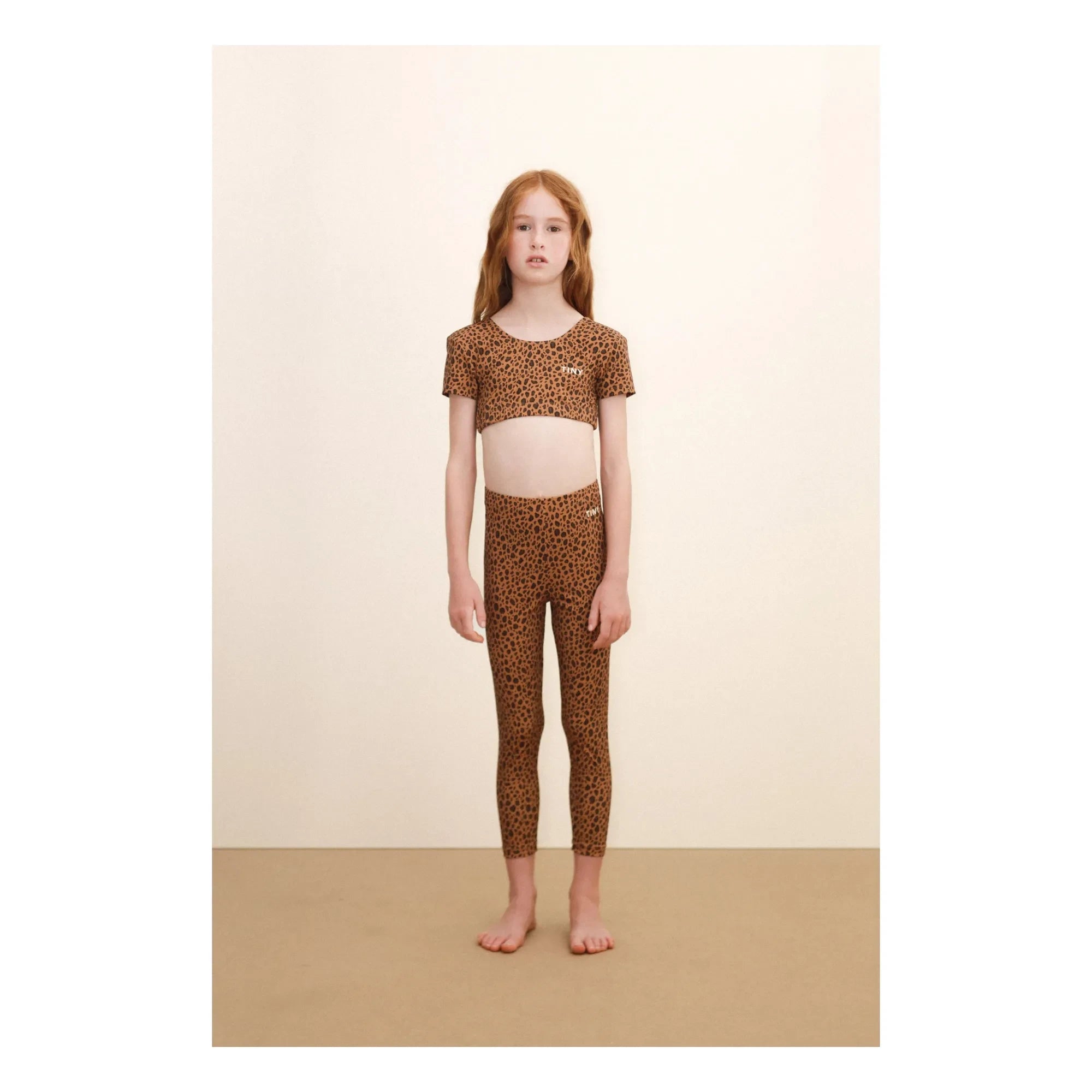 Tinycottons - Leopar Tayt | Kahverengi