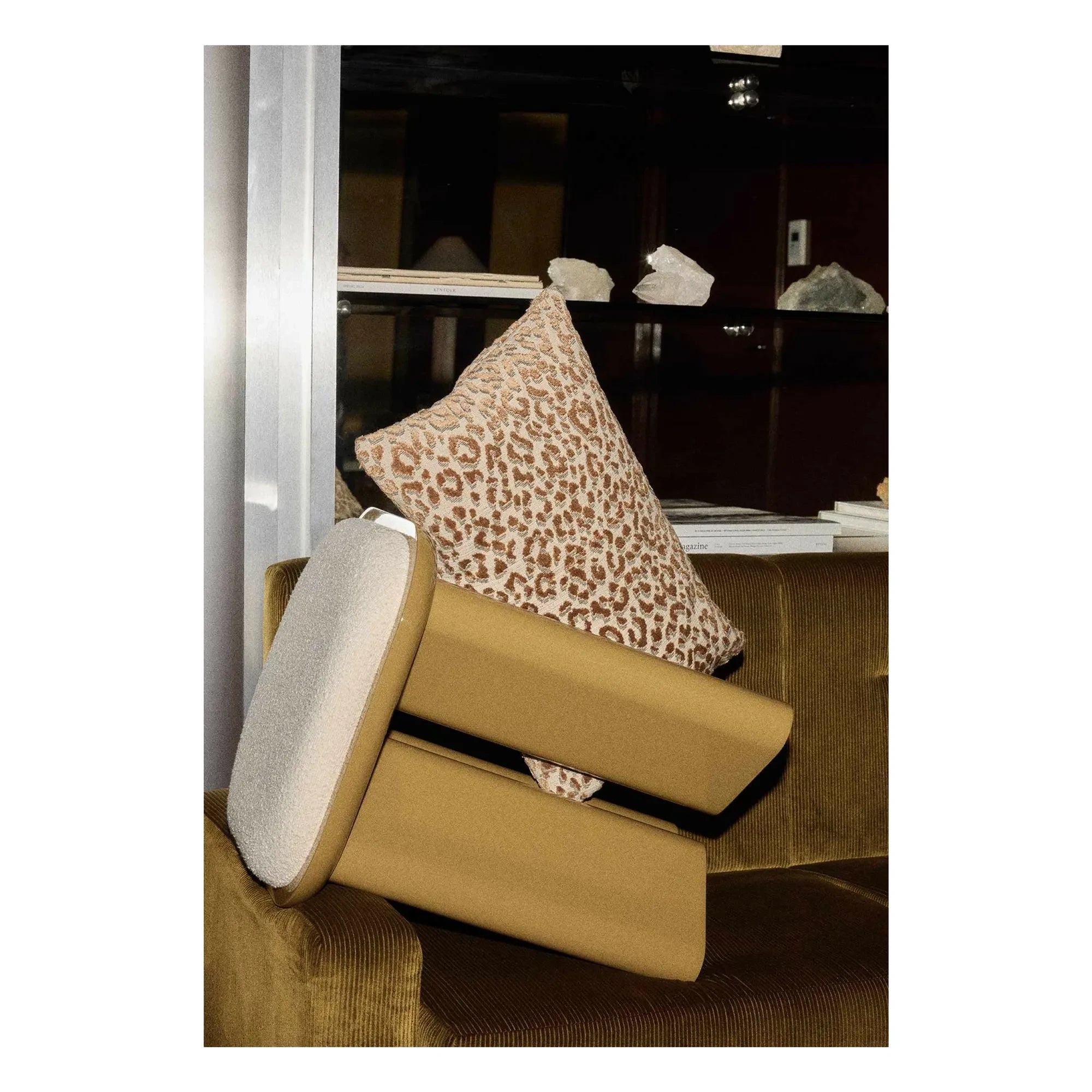 Gabrielle Paris - Jacquard Cushion Cover | Leopard