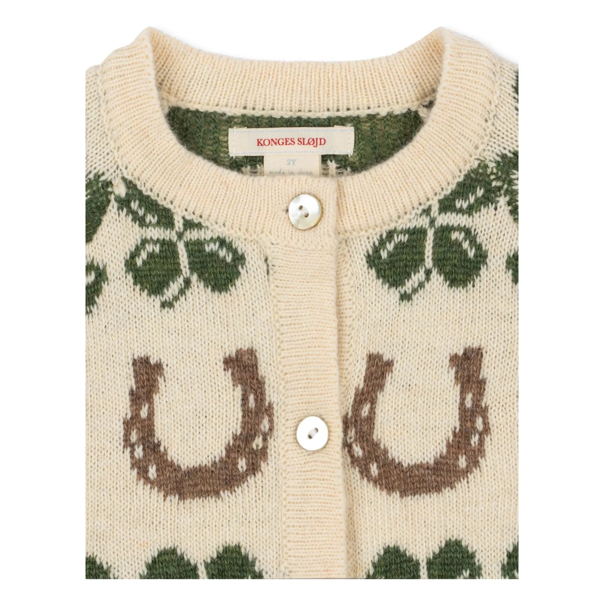 Konges Sløjd - Belou Chance Wollstrickjacke | Beige
