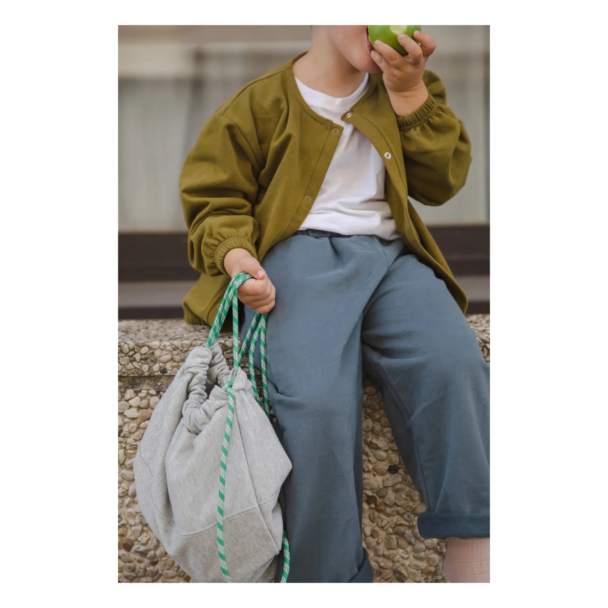 Studio Noos - Sporttasche aus Jersey | Heather Grey