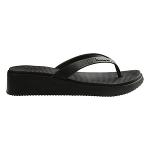 Havaianas - Zehentrenner mit Plateau-Absatz | Schwarz