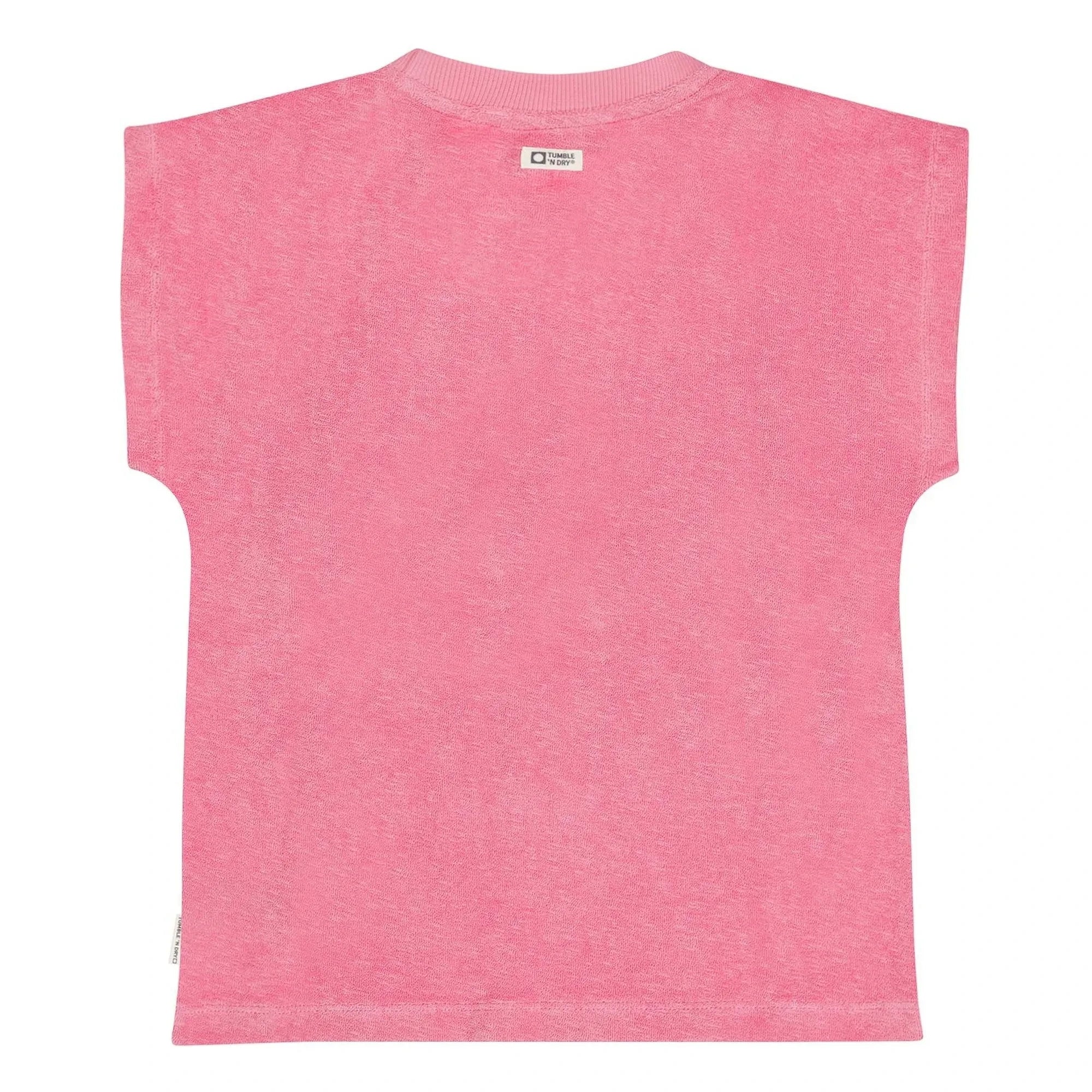 Tumble N'Dry - Anapolis organik pamuklu havlu T-shirt | Pembe