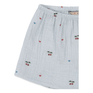 Konges Sløjd - Pale blue Organik Pamuk Şort | Coconut Cherry