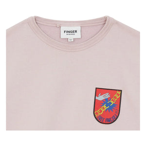 Finger in the nose - Oversize Blow Sweat Bio-Baumwolle | Puderrosa