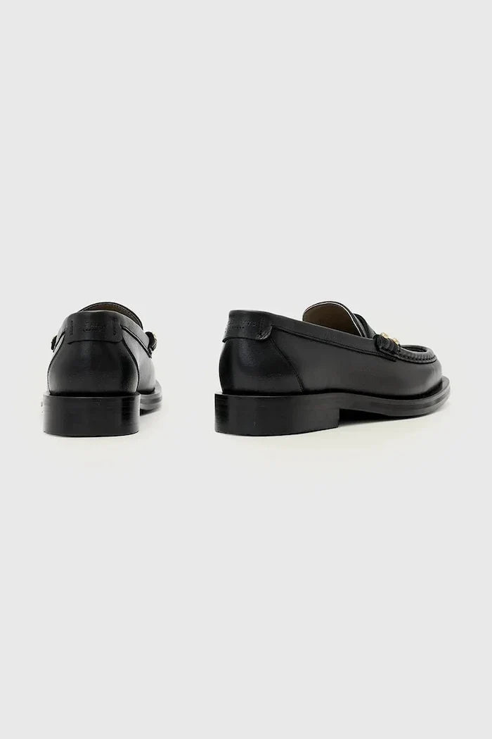 AllSaints Kadın Deri Loafer Bloom Stud Loafer