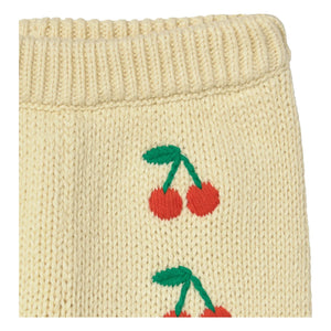 Tinycottons - Cerises Örgü Pantolon | Sarı