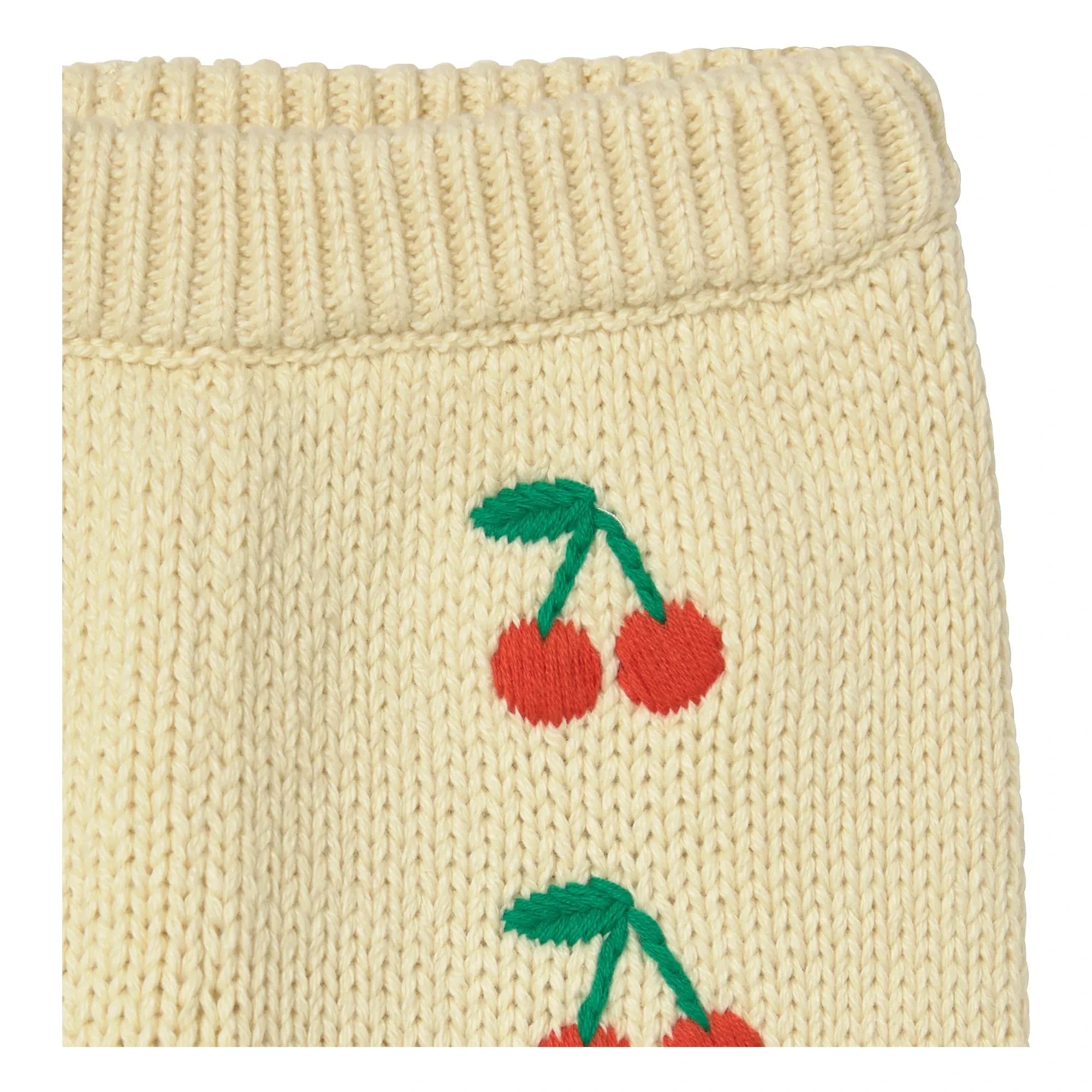 Tinycottons - Cerises Örgü Pantolon | Sarı