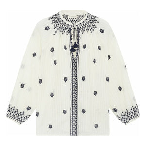 Maison Hotel - Santorini Sybille Bluse | Weiß