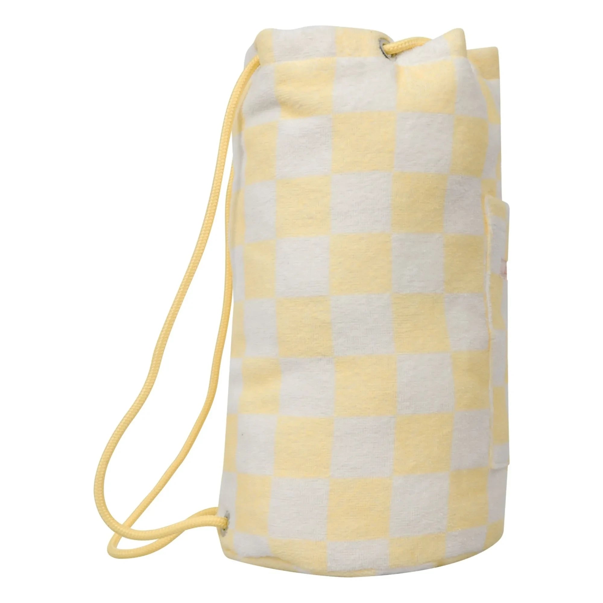Jera Mini - Terrycloth Cep Sırt Çantası | Soluk Sarı