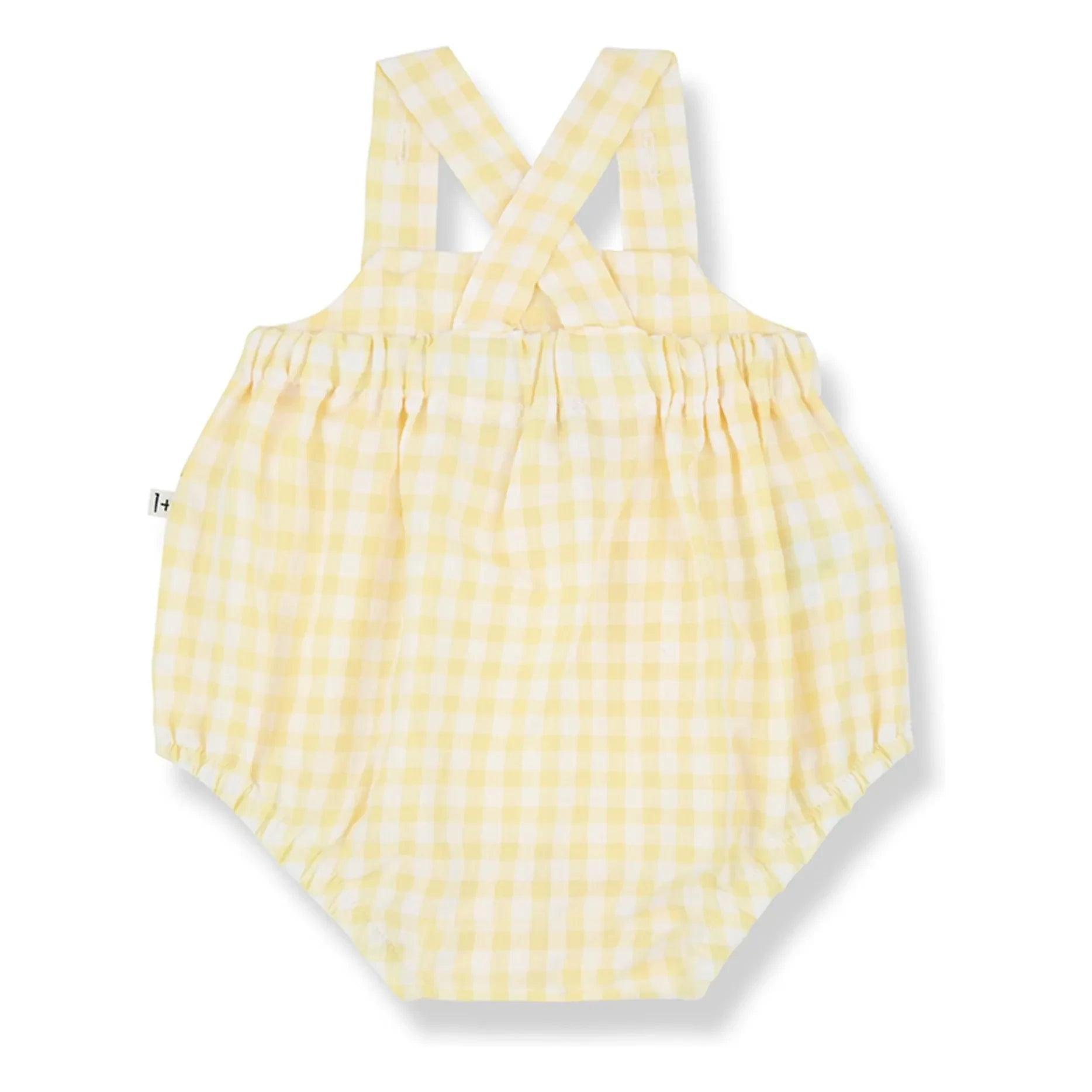 1+ in the family - Patras Vichy Seersucker tulum | Soluk sarı