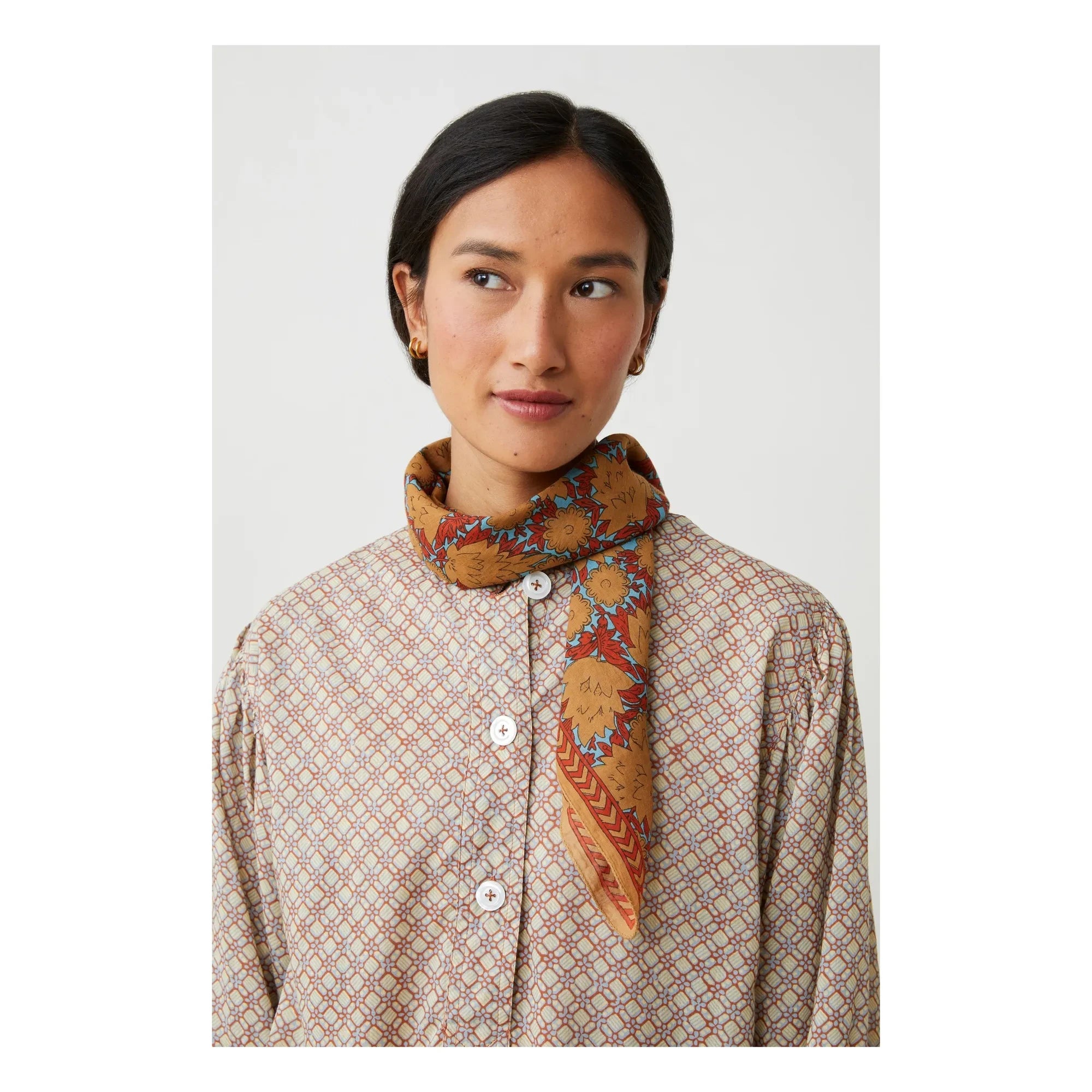 Moismont - Ajmer Shawl No.791 Cotton | Ivory