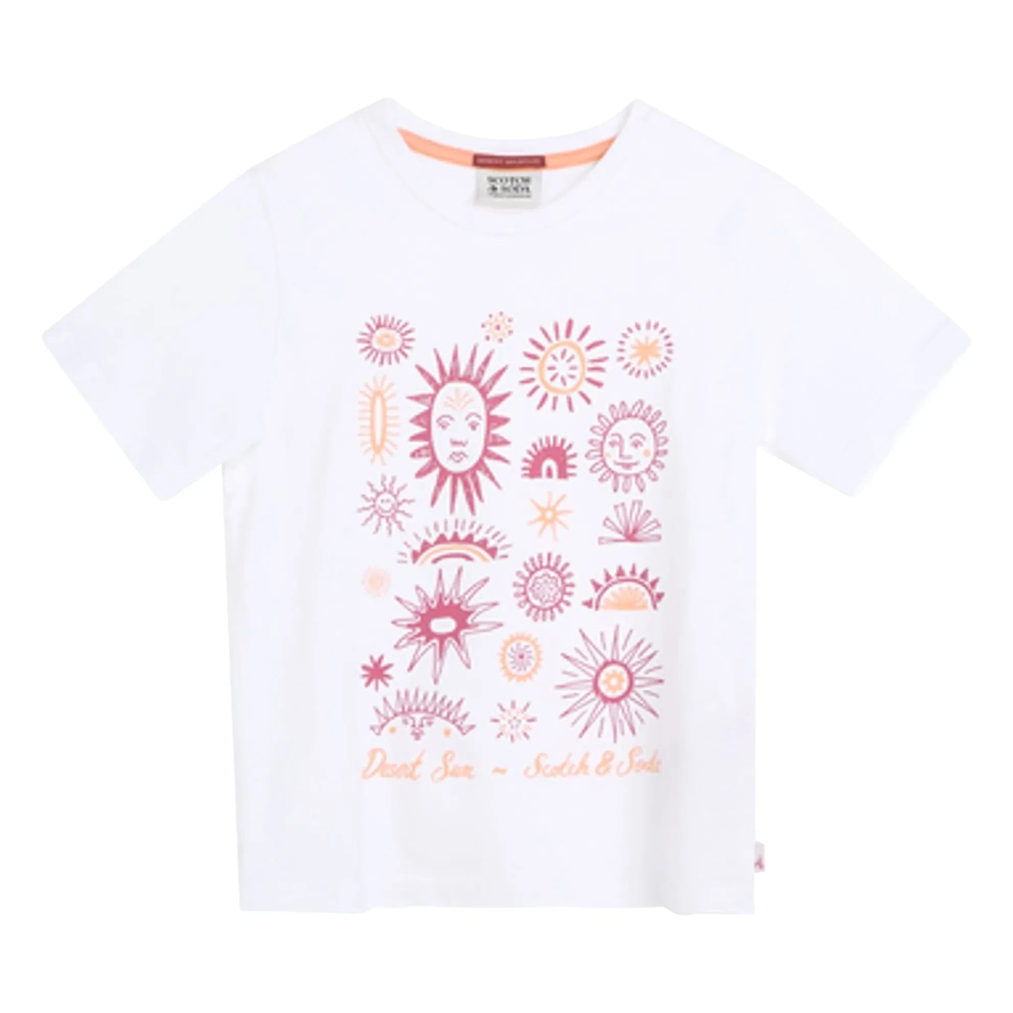 Scotch & Soda - T-Shirt mit Blumenmuster | Weiß