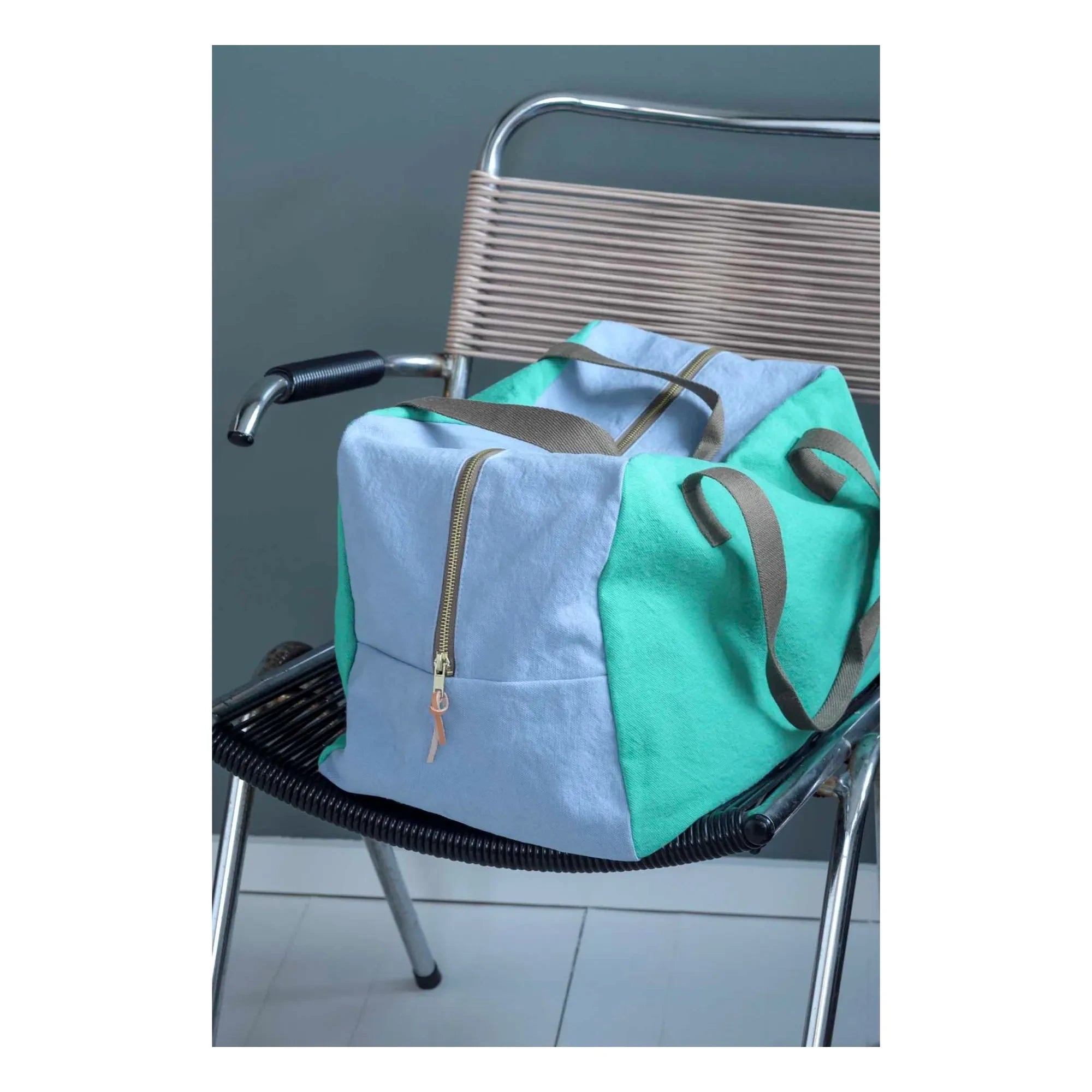 Das Tüpfelchen auf dem i – Tricolo Wochenendtasche | Minzgrün