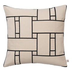 Ferm Living - Lattice Offset Cushion Cover | Off-White