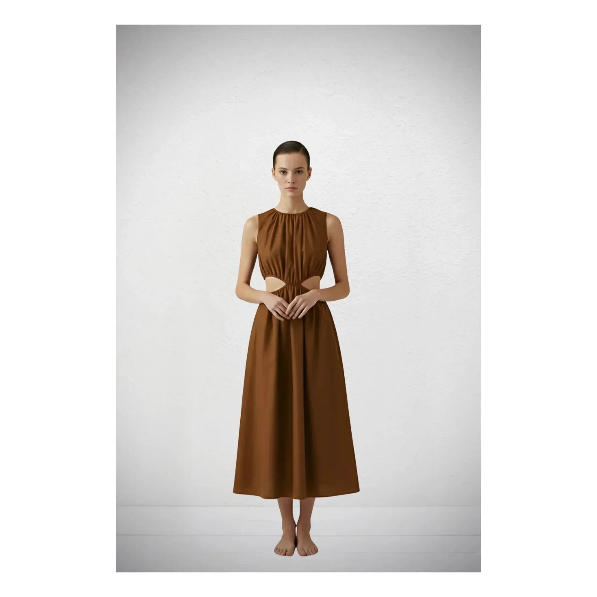 Vanessa Sposi - Side Cut Dress | Chocolate