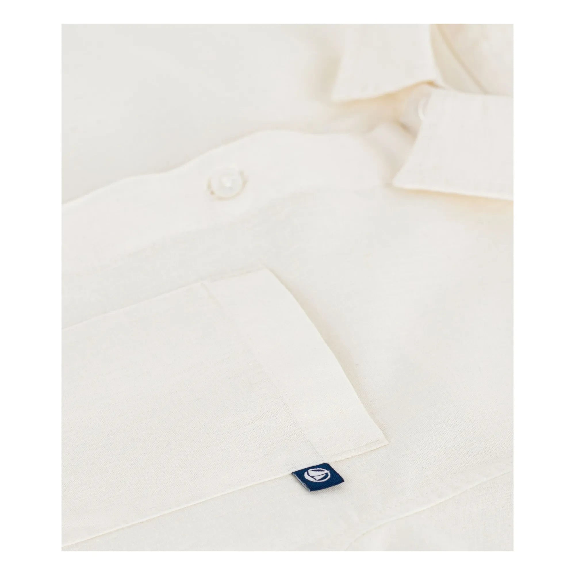Petit Bateau - Keten gömlek | Ekru