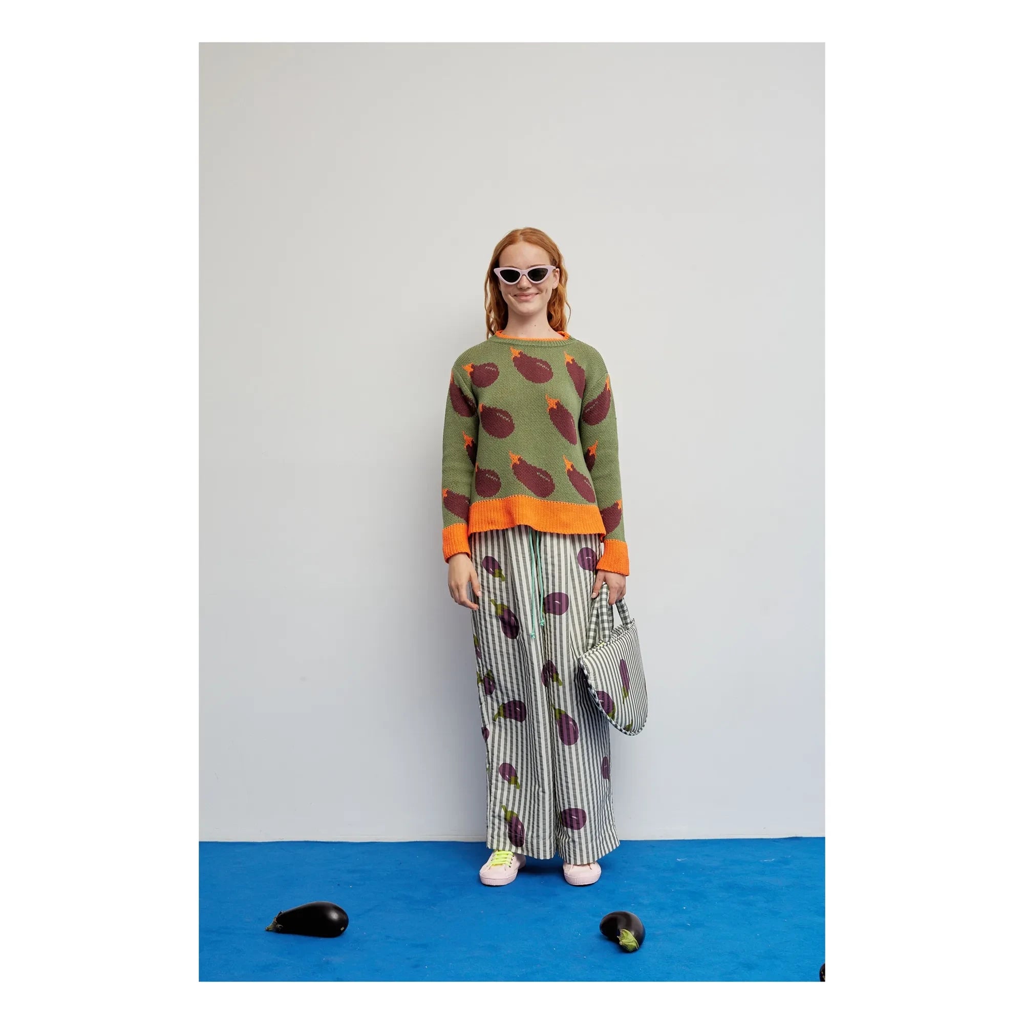 Dr Bloom - Beso Striped Trousers | Khaki