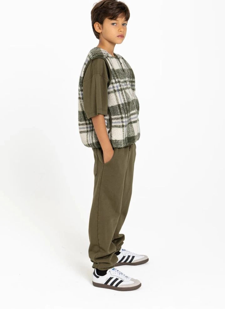 Smallable Kid - Organik Pamuklu Rush Jogger | Verdigris
