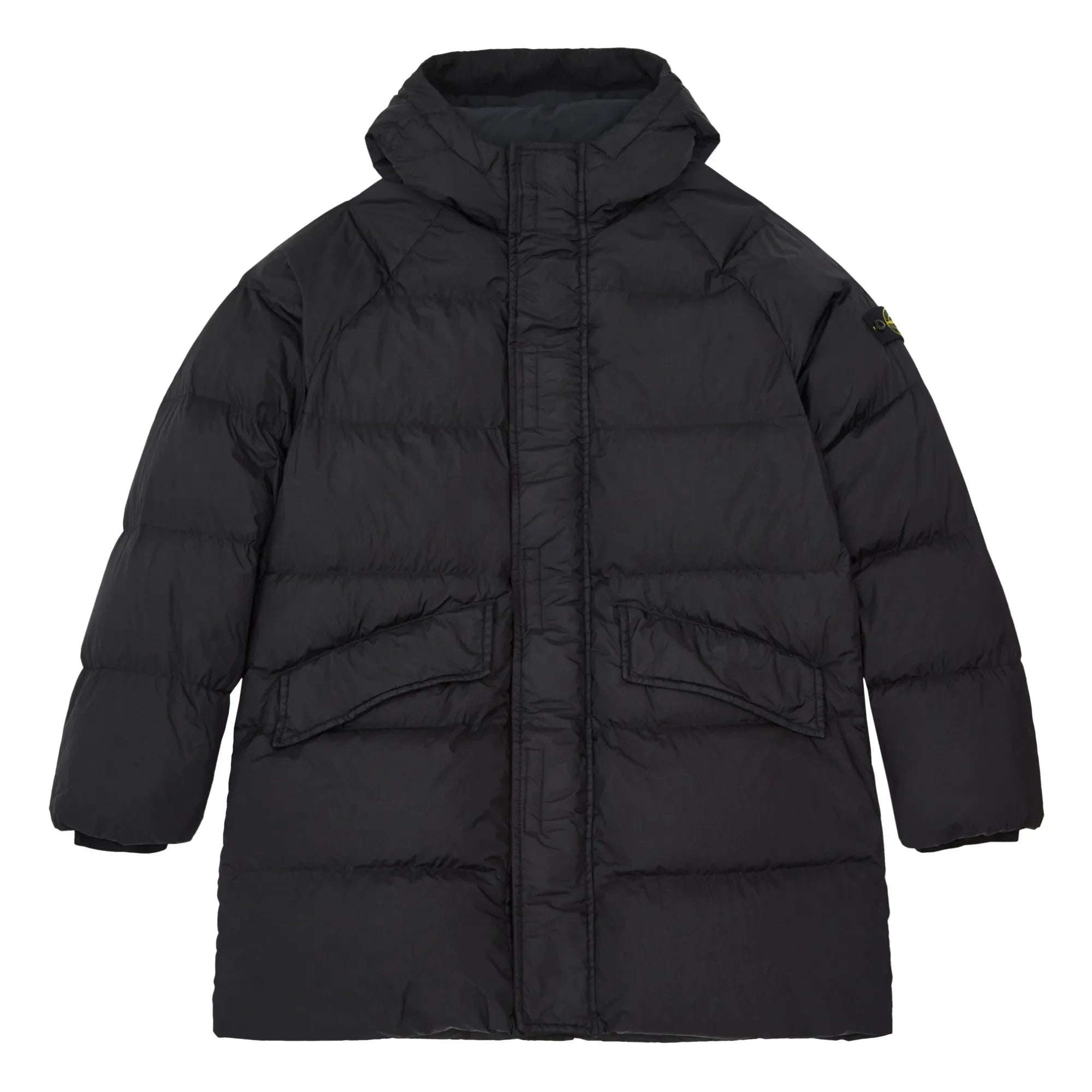 Stone Island - Uzun Palto | Siyah