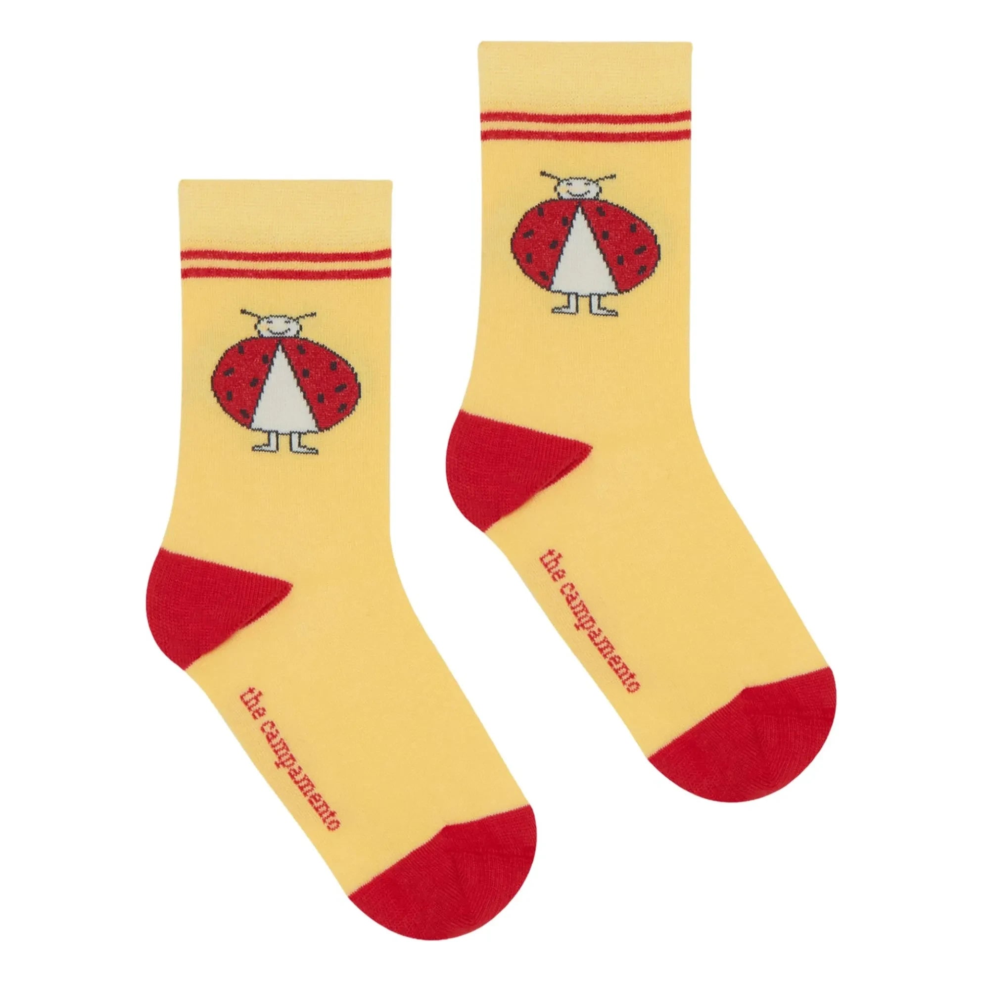 The Campamento - Ladybug socks | Yellow