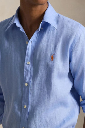 Polo Ralph Lauren Erkek Keten Uzun Kollu Spor Gömlek