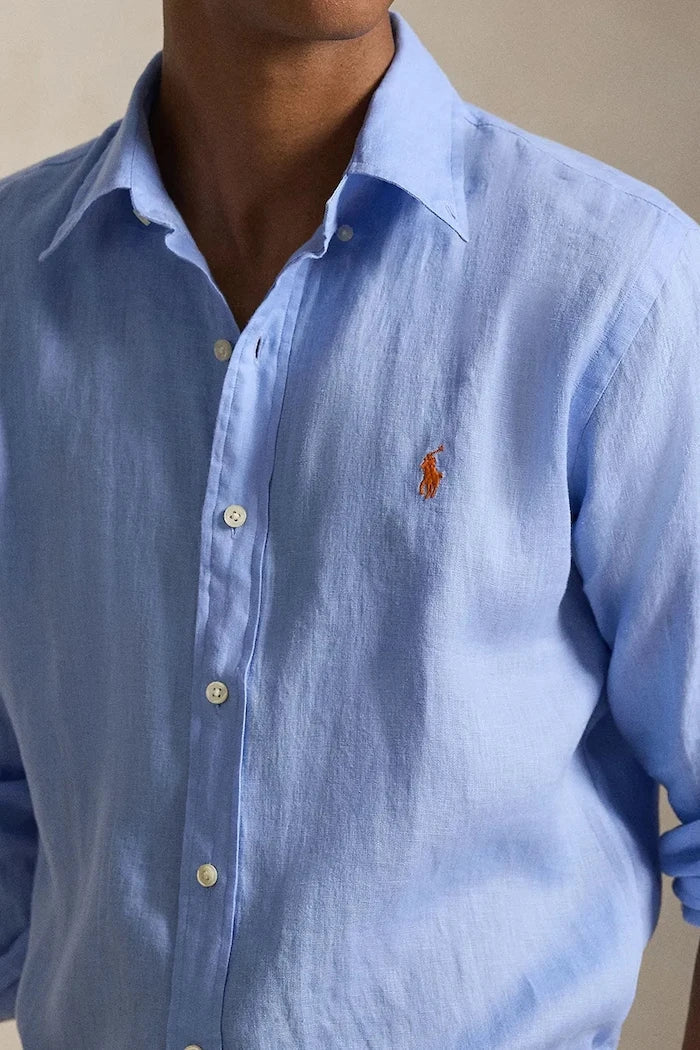 Polo Ralph Lauren Erkek Keten Uzun Kollu Spor Gömlek