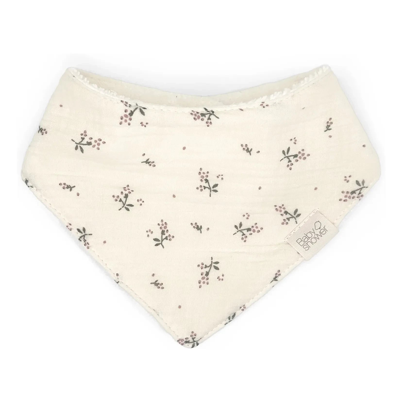 Babyshower - Bib bandana Roseberry | Ekru