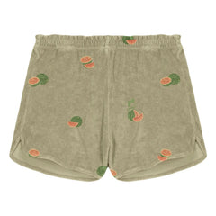 Studio Bohème - Georgy Karpuz Bio-Baumwoll-Frottee-Shorts | Khaki