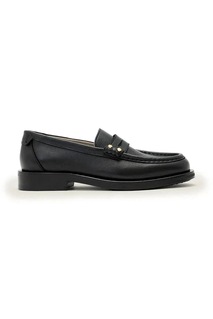 AllSaints Kadın Deri Loafer Bloom Stud Loafer