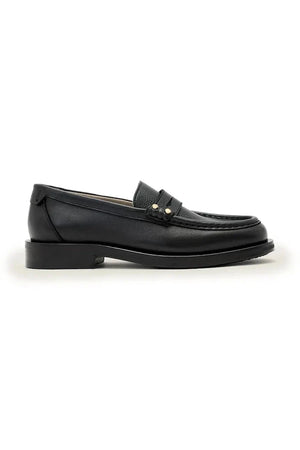 AllSaints Kadın Deri Loafer Bloom Stud Loafer
