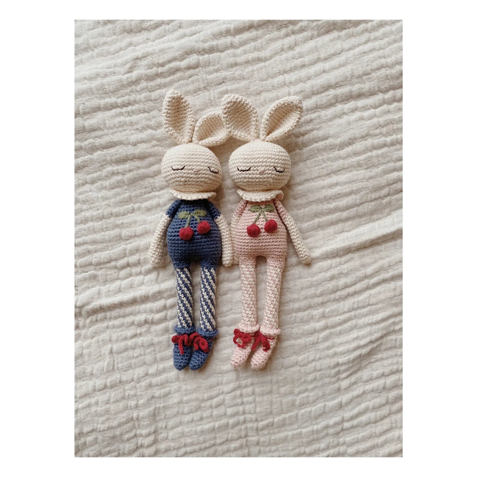 Patti Oslo - Britney das Kaninchen Kuscheltier | Marineblau