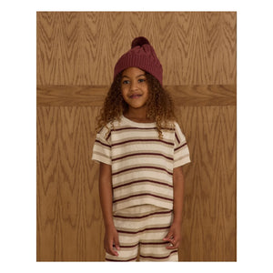 Rylee + Cru - Crop Top Mesh T-shirt | Stone