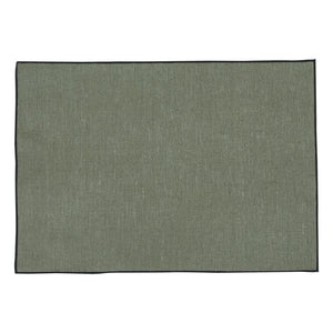 Haomy - Borgo Coated Linen Placemat | Khaki