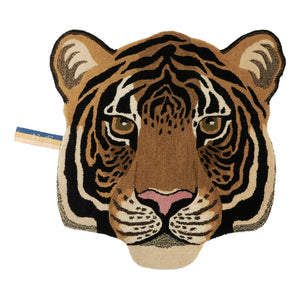 Doing Goods - Rajah Tigerkopf-Teppich | Sand
