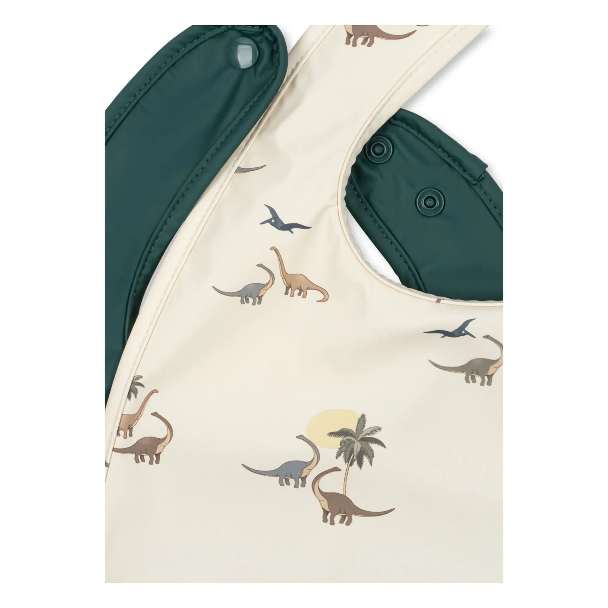 Konges Sløjd - Kubi Bibs - 2'li Set | Yeşil