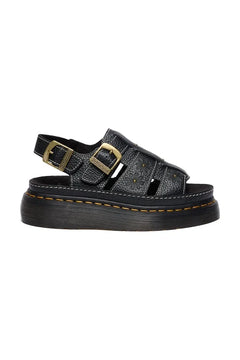 Dr. Martens platform kadın deri sandalet Wrenlie
