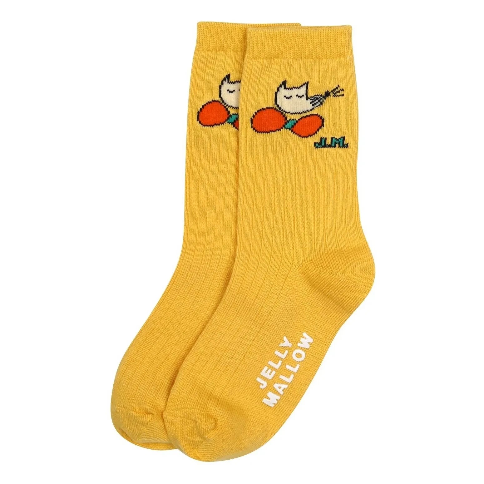 Jelly Mallow - 2 Çift Brokoli Çorap Seti | Kırmızı