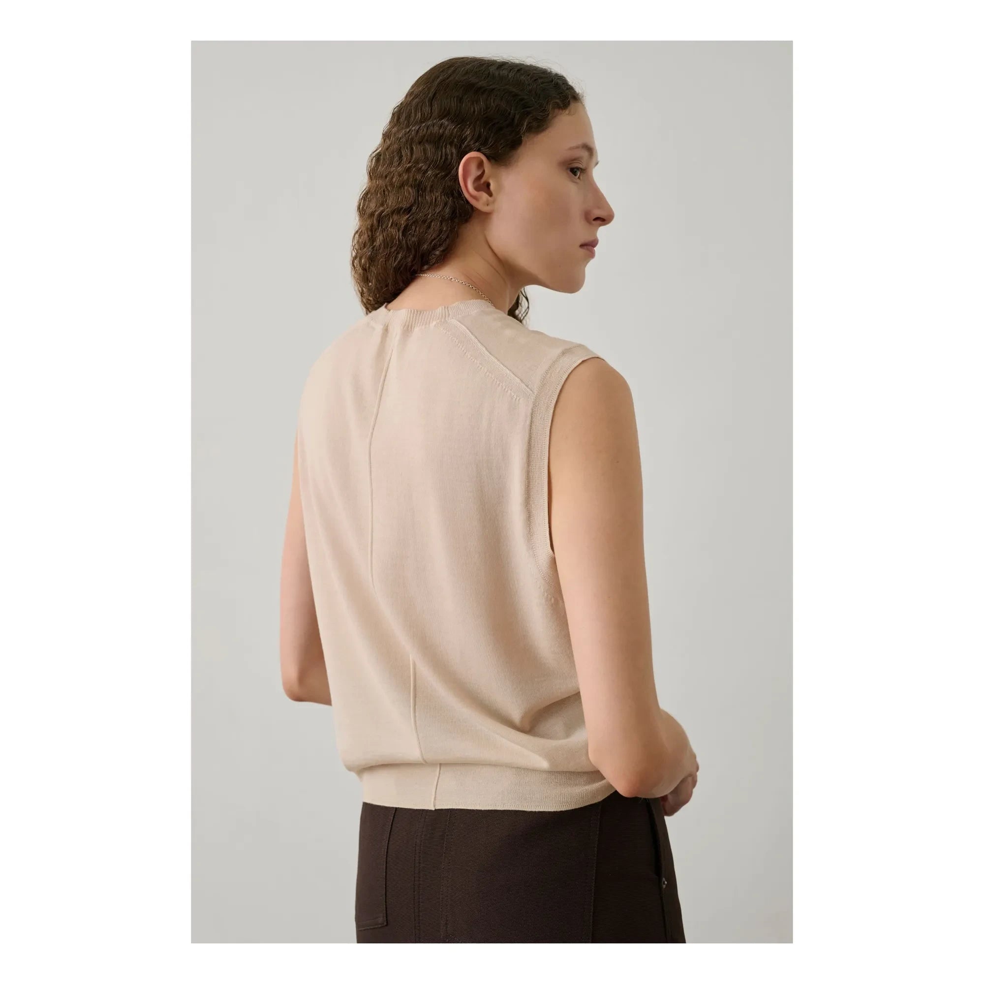 Soeur - Fergie Ärmelloser Pullover | Puderrosa