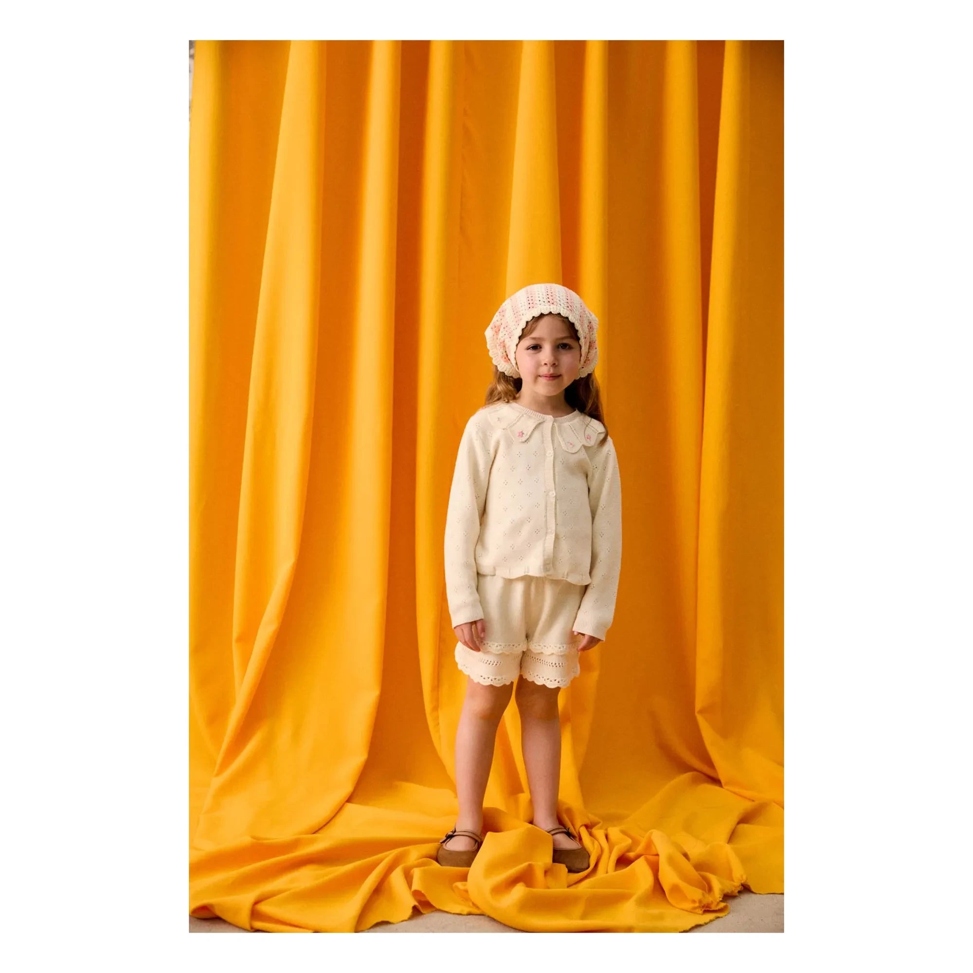 Louise Misha - Pointelle Mynalette Vest | Cream