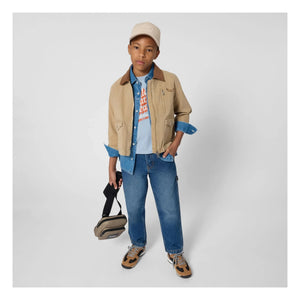 Zadig & Voltaire – Arbeitsjacke mit Kontrastkragen | Beige