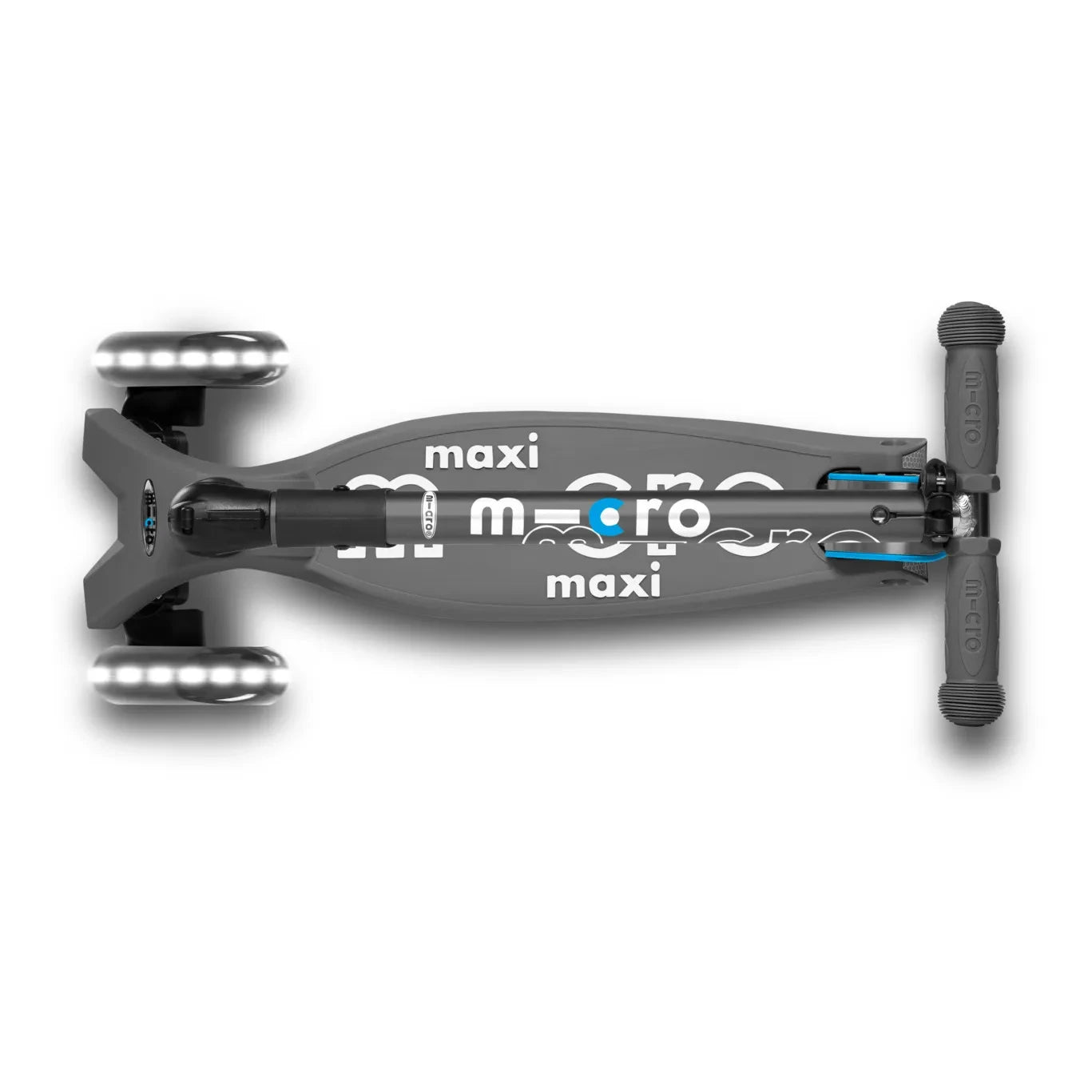 Micro - Maxi Faltbarer LED Scooter | Grau